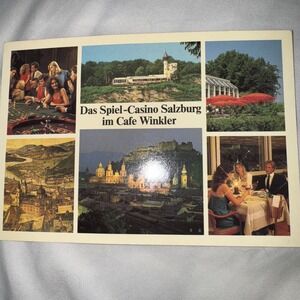 Vintage Salzburg‎ Postcard: Grand-Café Winkler